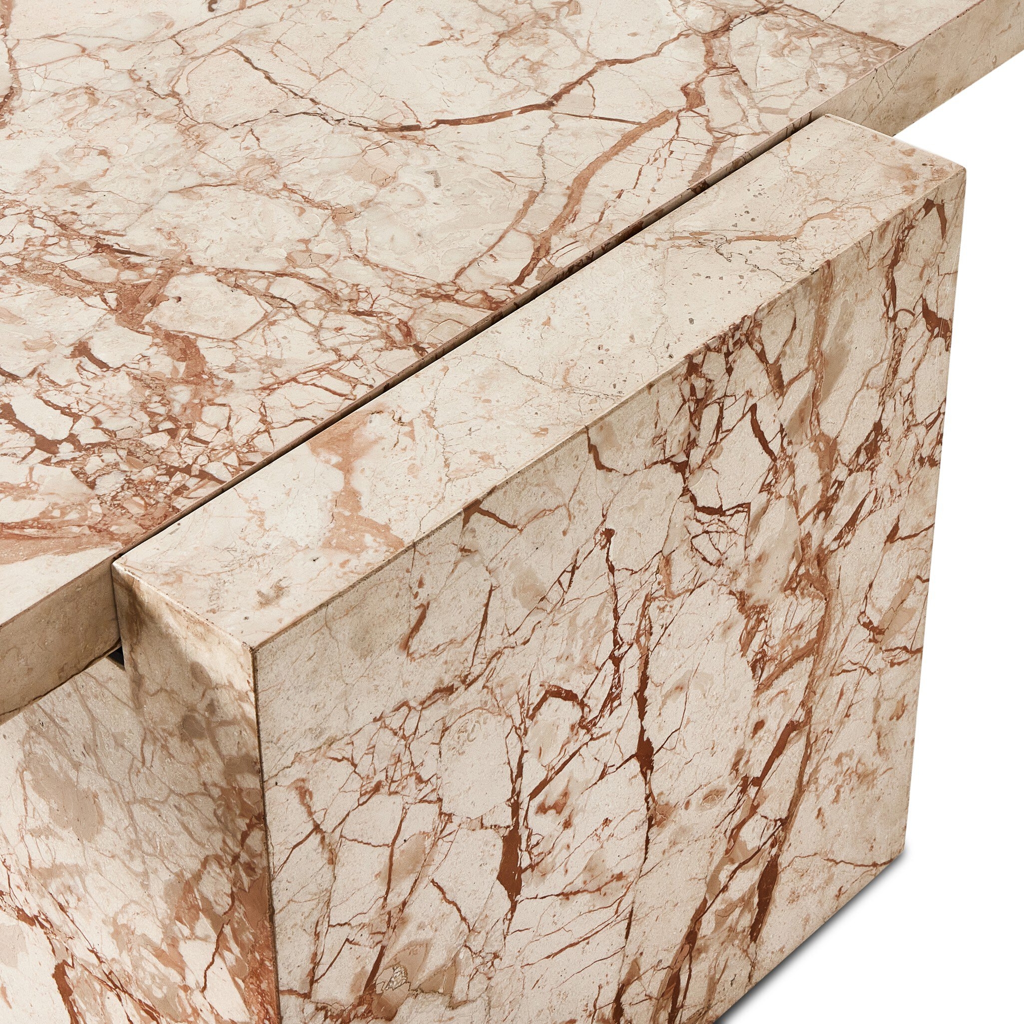 Romano Coffee Table - Desert Taupe Marble - Image 10