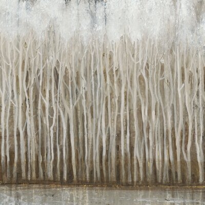 'Whispering Trees I' Painting on Canvas - Image 0