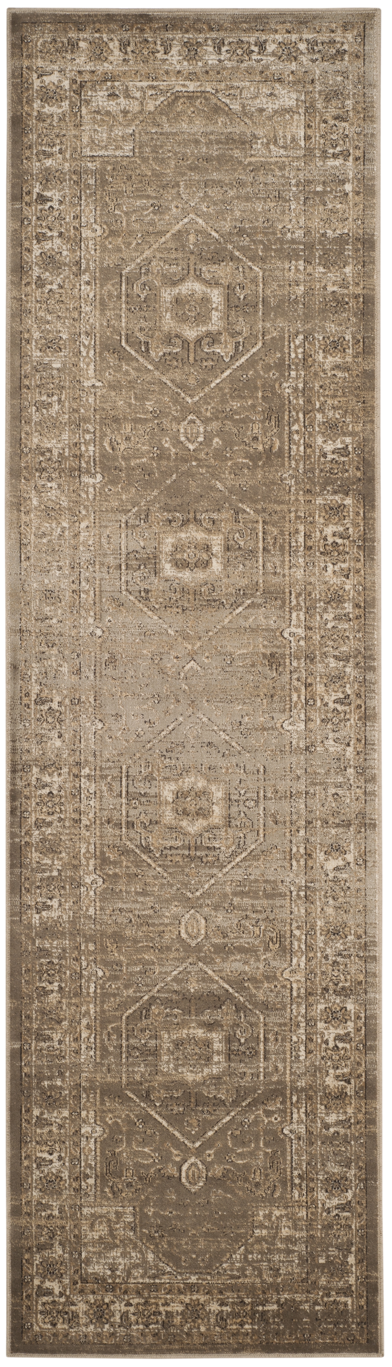Arlo Home Woven Area Rug, VTG116-3110, Mouse,  2' 2" X 8' - Image 0