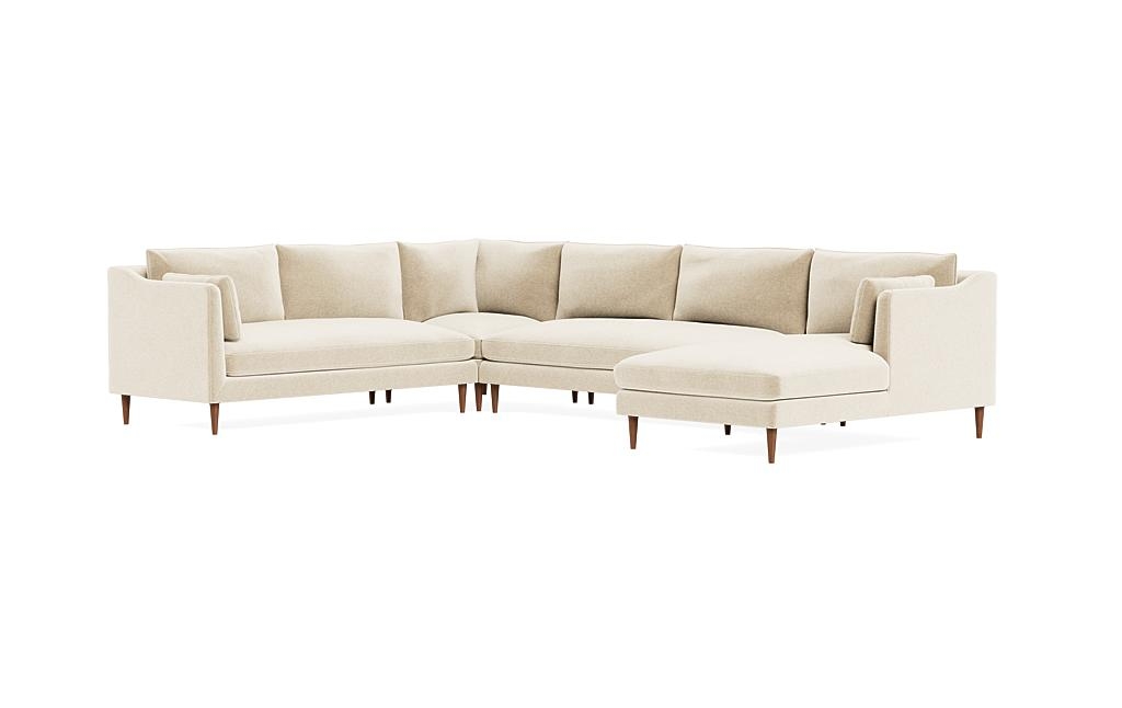 Caitlin 4-Piece Corner Sectional Sofa with Right Chaise by The EverygirlÃ?Â® - Image 2