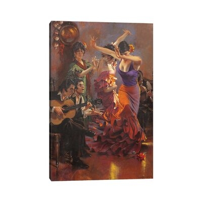 Dance with Pain - Wrapped Canvas Painting Print - Image 0