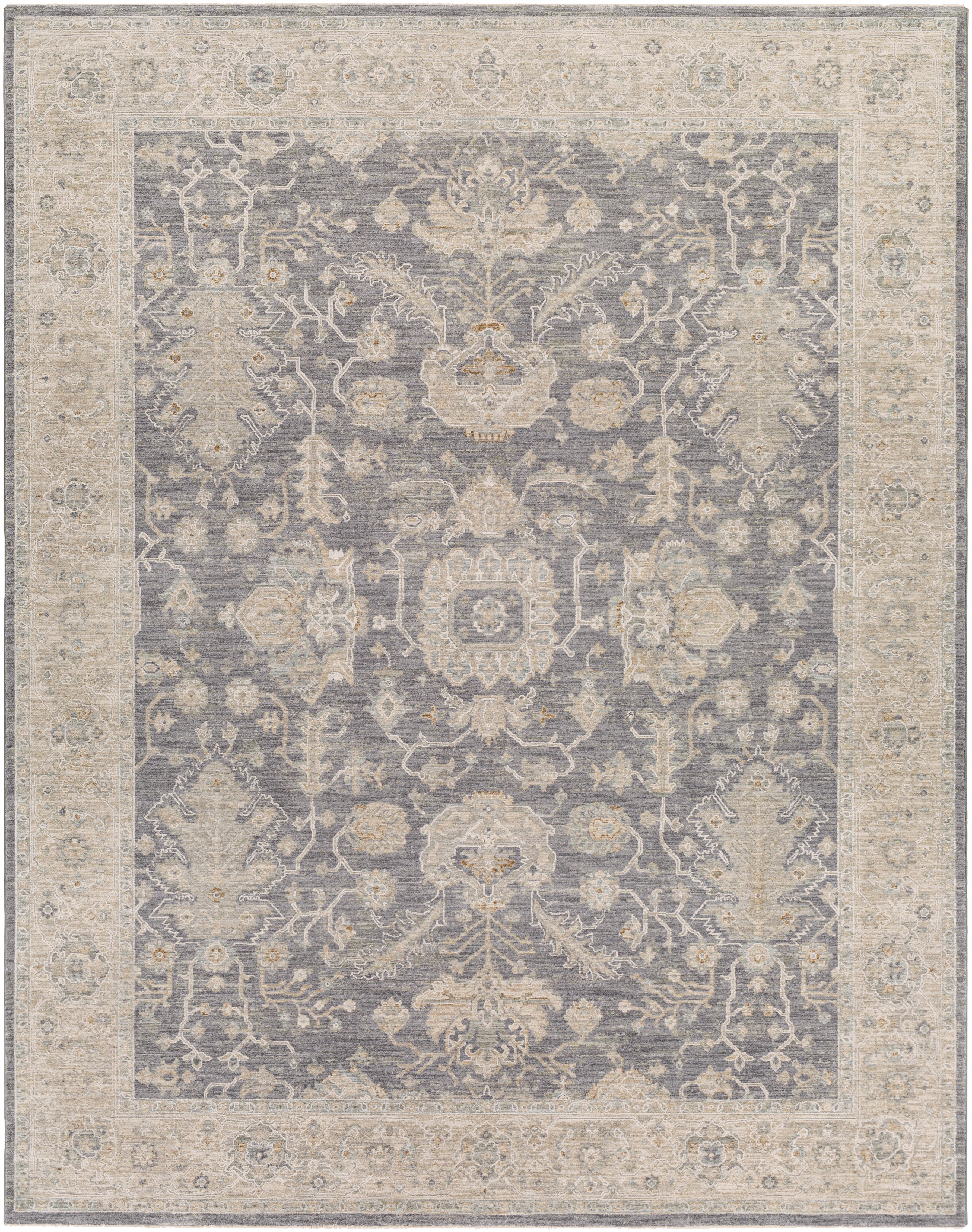 Avant Garde Beige Indoor 7'10" x 10'2" Machine Woven Rug - Image 0