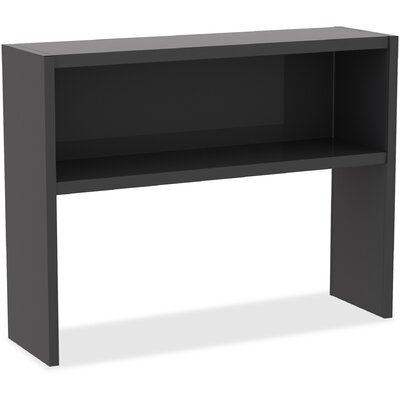 Lorell Charcoal Steel Desk Series Stack-On Hutch - Image 0