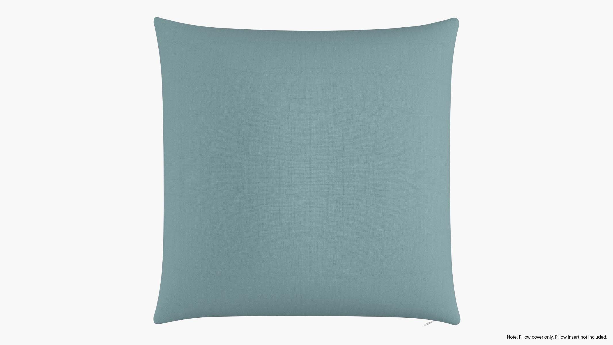 Throw Pillow Cover 26", Seaglass Everyday Linen, 26" x 26" - Image 0