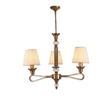 O"Hare 3-Light Shaded Classic / Traditional Chandelier - Image 0