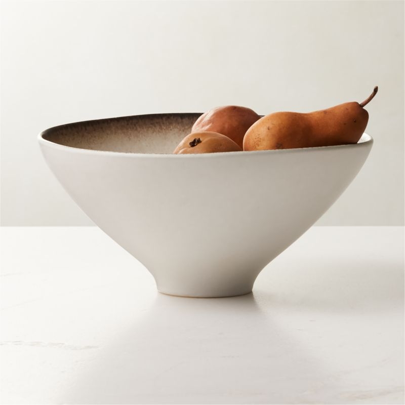 Sakana White Serving Bowl - Image 1