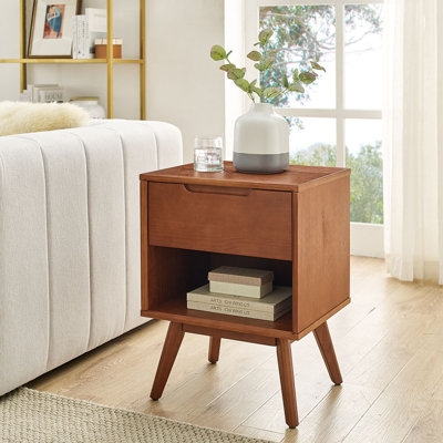 Hillenbrand 1 - Drawer Nightstand in Dark Walnut - Image 0