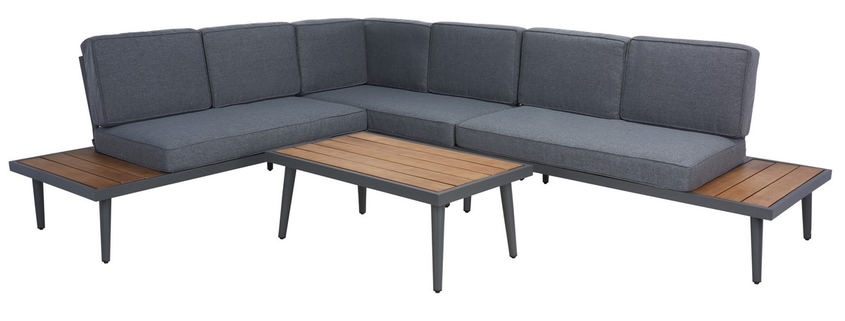Guthrie Corner Living Set - Natural/Grey - Safavieh - Image 6