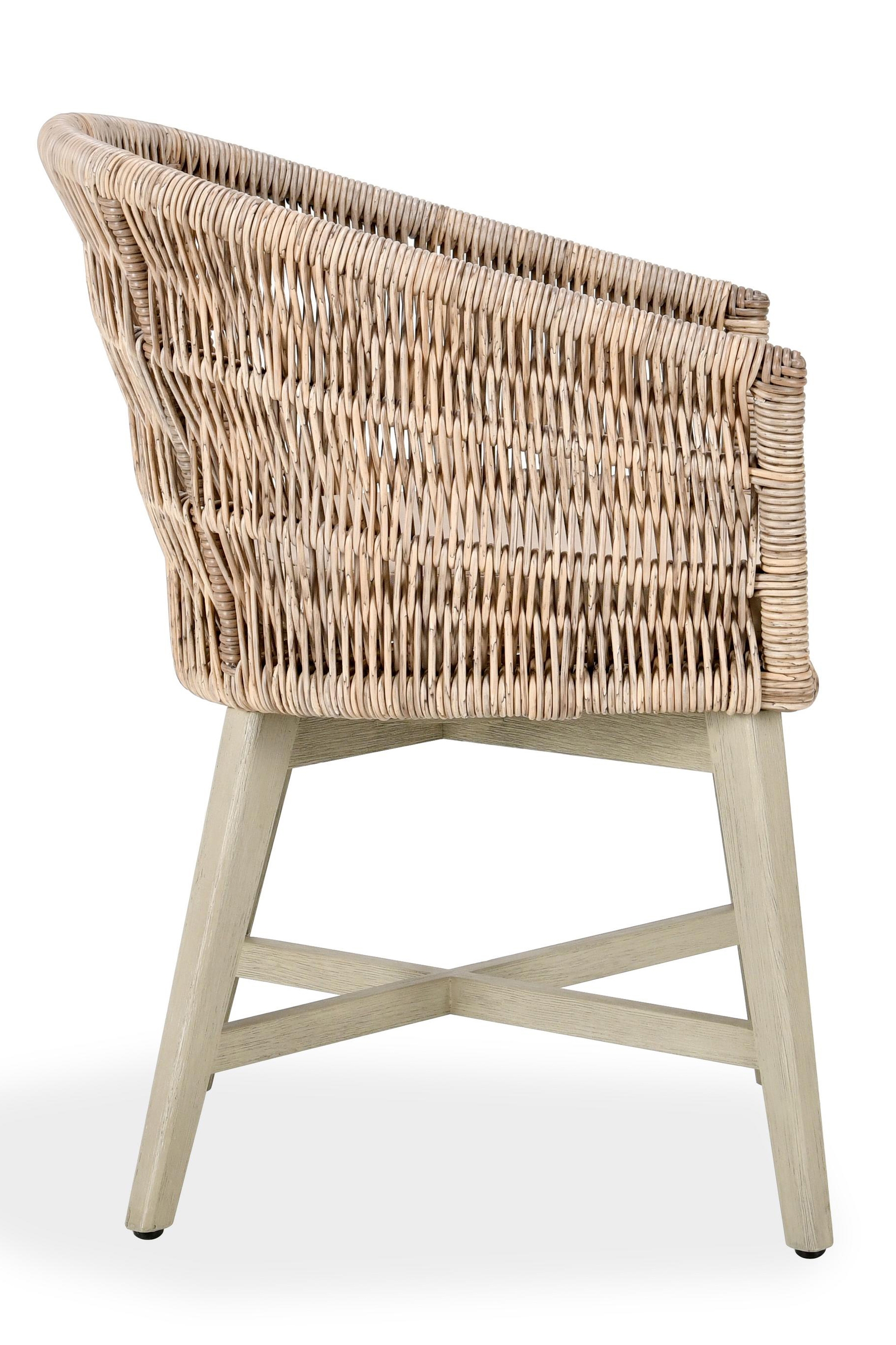 Collins Outdoor Dining Chair Natural/Sand - Image 2