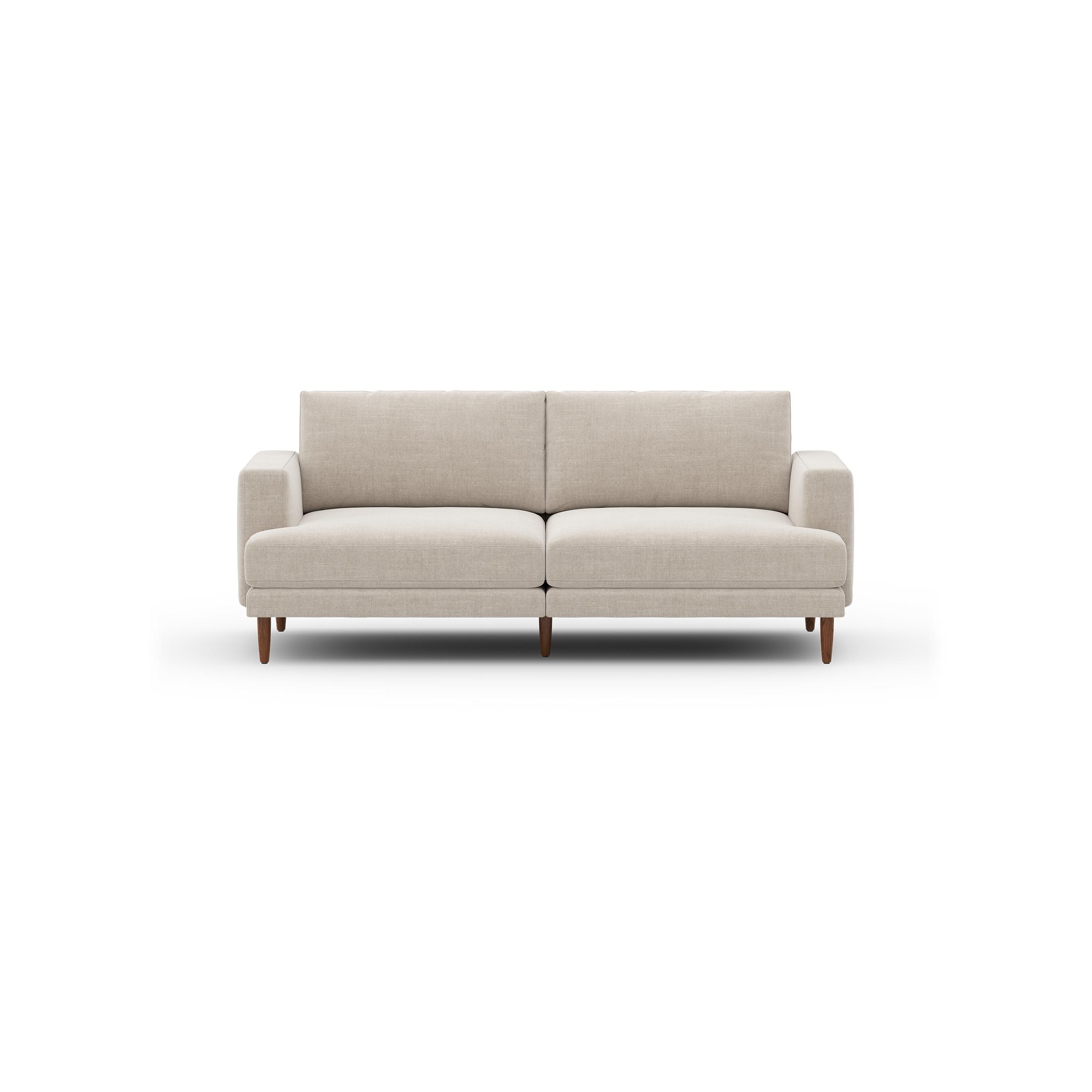 Ember Sofa - 75" / Georgia Clay - Performance Chenille / Walnut - Wood - Image 0