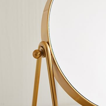 Caspian Vanity Mirror, Dark Bronze - Image 1