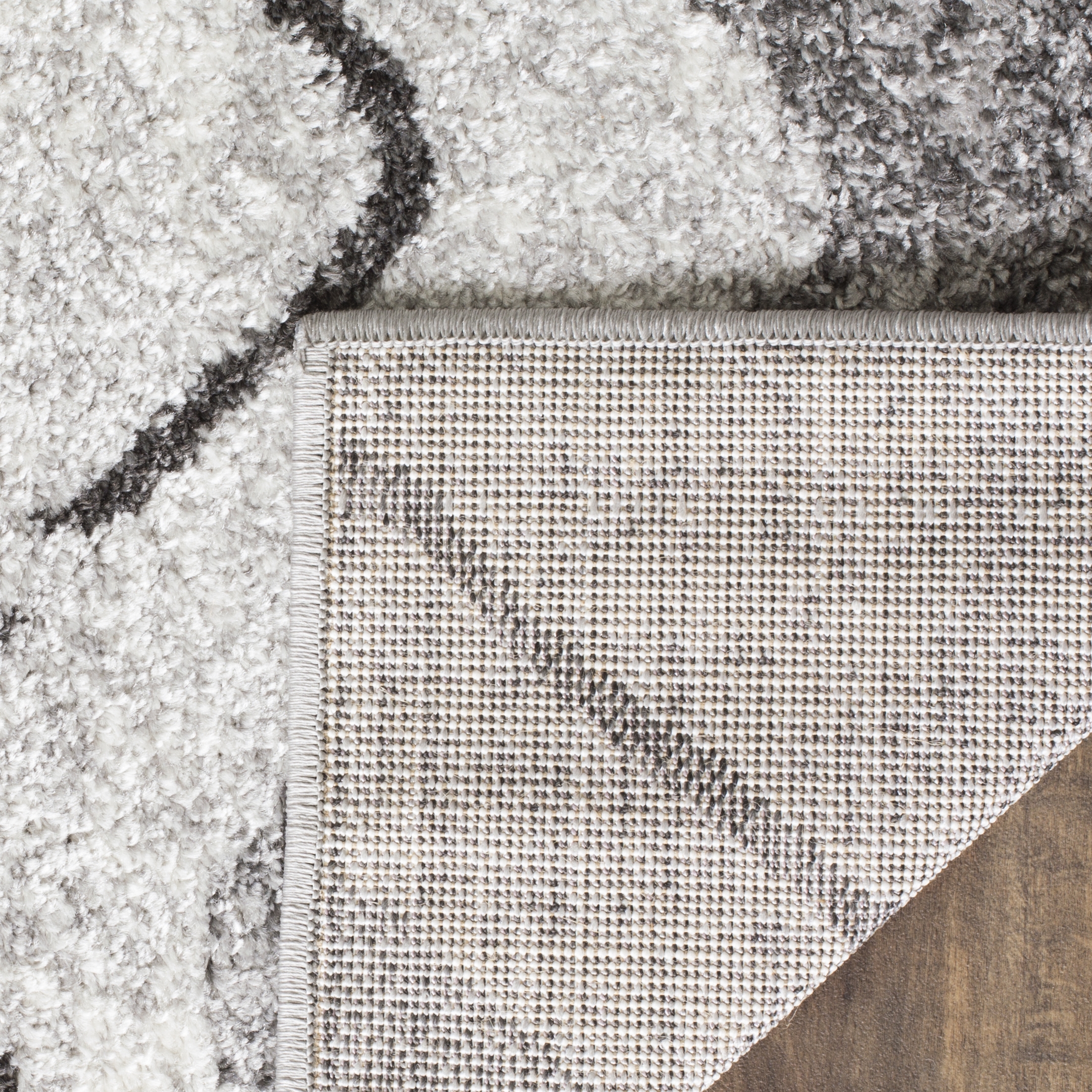 Arlo Home Woven Area Rug, ADR122B, Ivory/Silver,  10' X 14' - Image 3