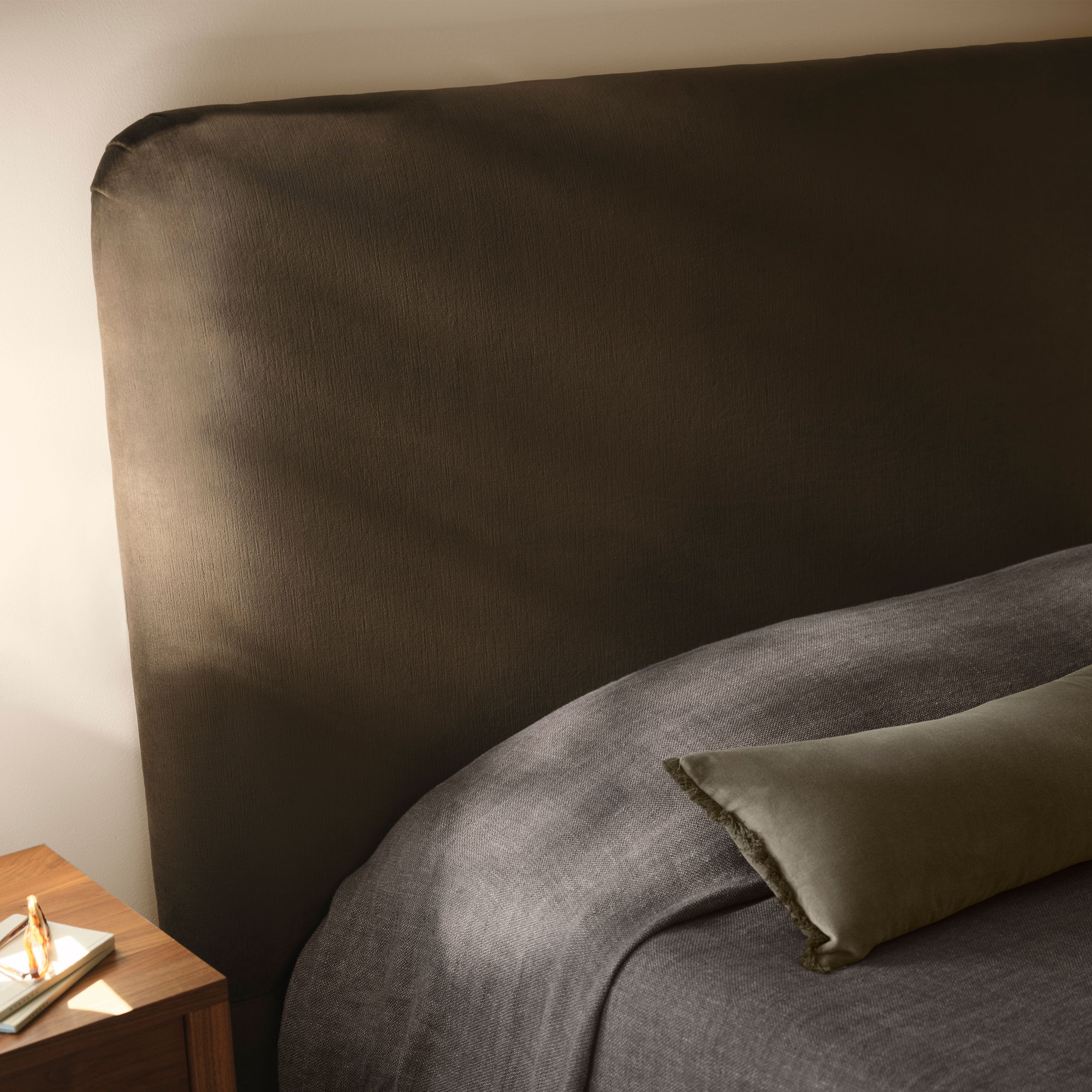The Citizenry Alpine Bed Tall Headboard | Twin | Brown - Image 3