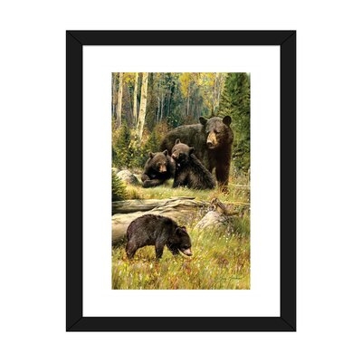 Black Bear Family by Greg & Company - Painting Print - Image 0