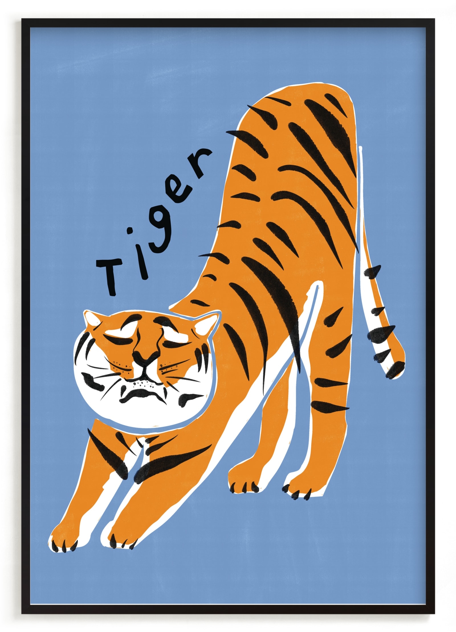 Tiger Yoga Limited Edition Fine Art Print 2 - Image 0