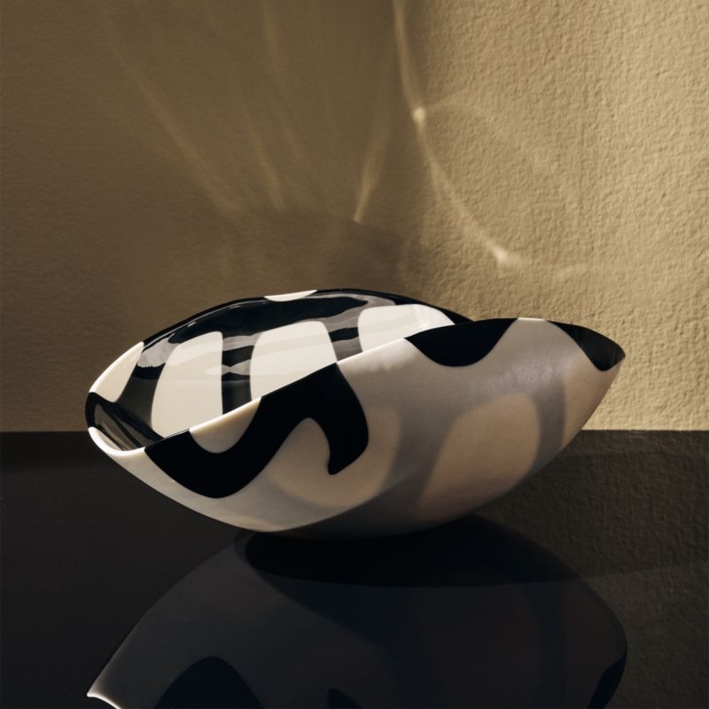 Zeta Murano White Glass Bowl - Image 3