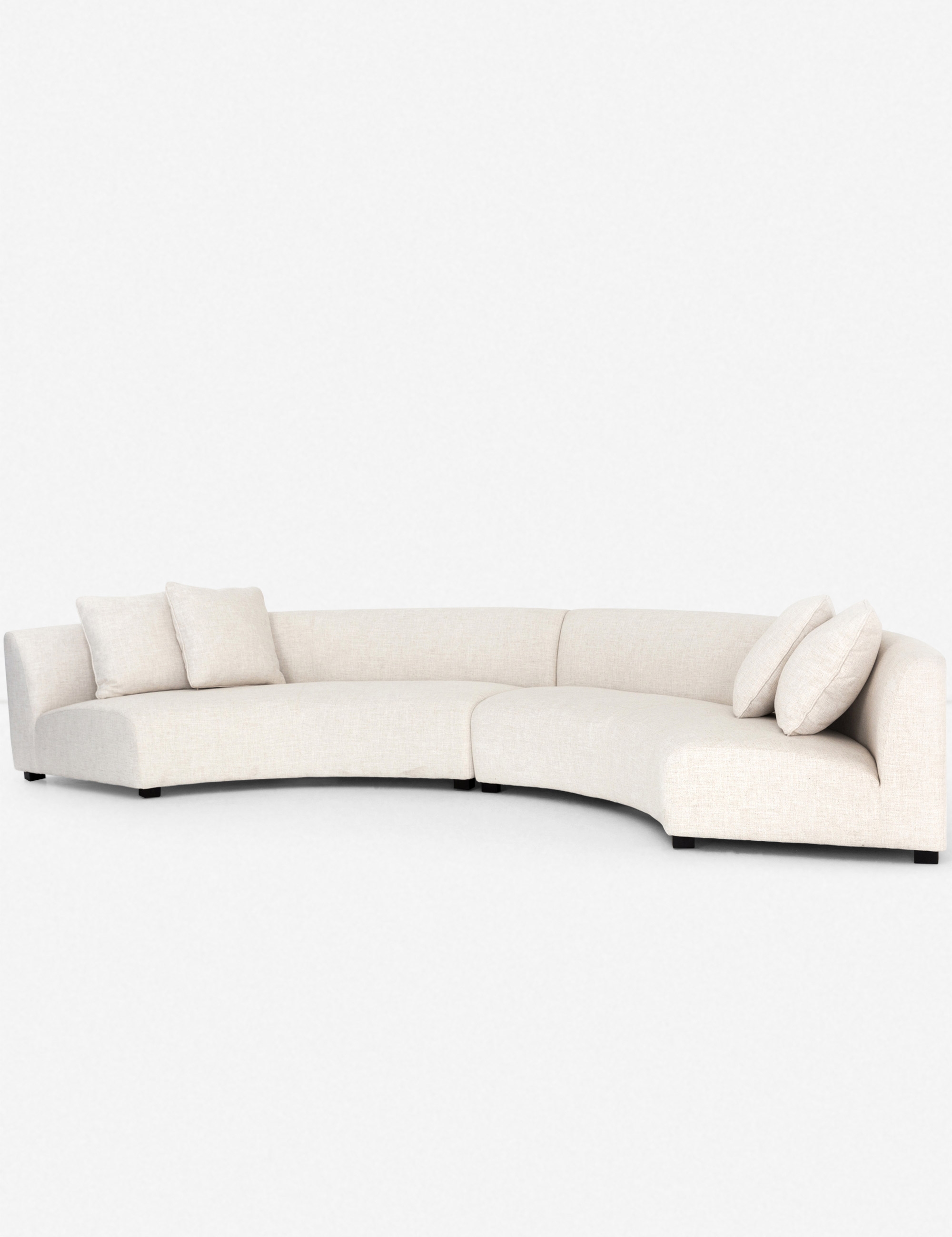 Saban 2-Piece Curved Sectional Sofa - Image 2