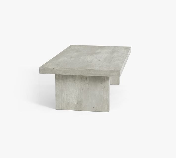 Vaccaro Concrete Coffee Table, 48" - Image 8