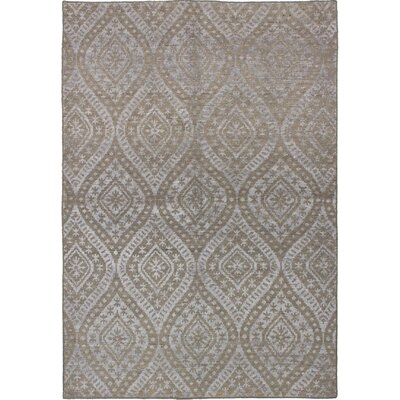 One-of-a-Kind Styr Hand-Knotted 2010s Gray 5'3" x 7'8" Wool Area Rug - Image 0