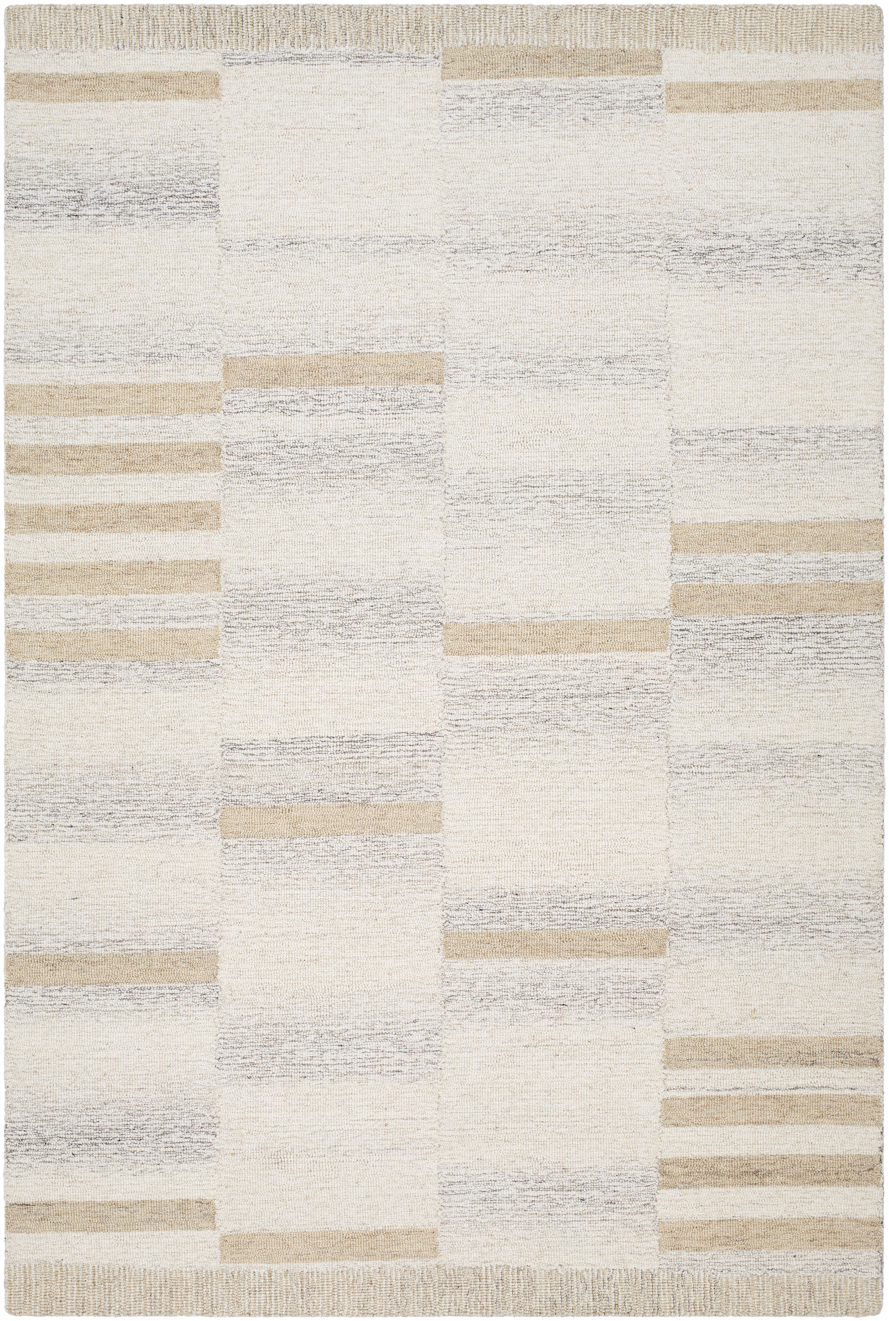 Max Beige Indoor 8'10" x 12' Handmade Rug - Image 0