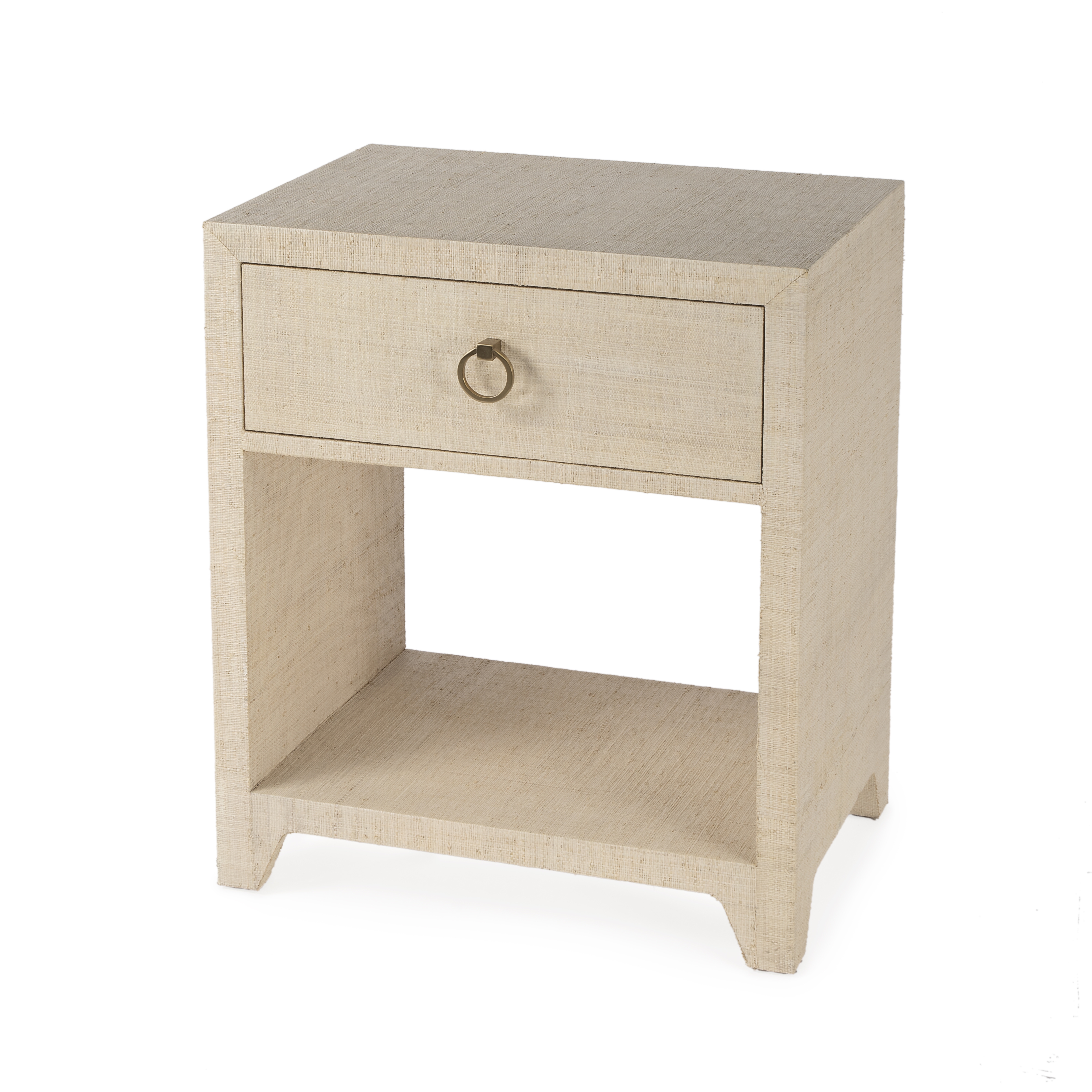 Bar Harbor Natural Raffia Nightstand - Image 1