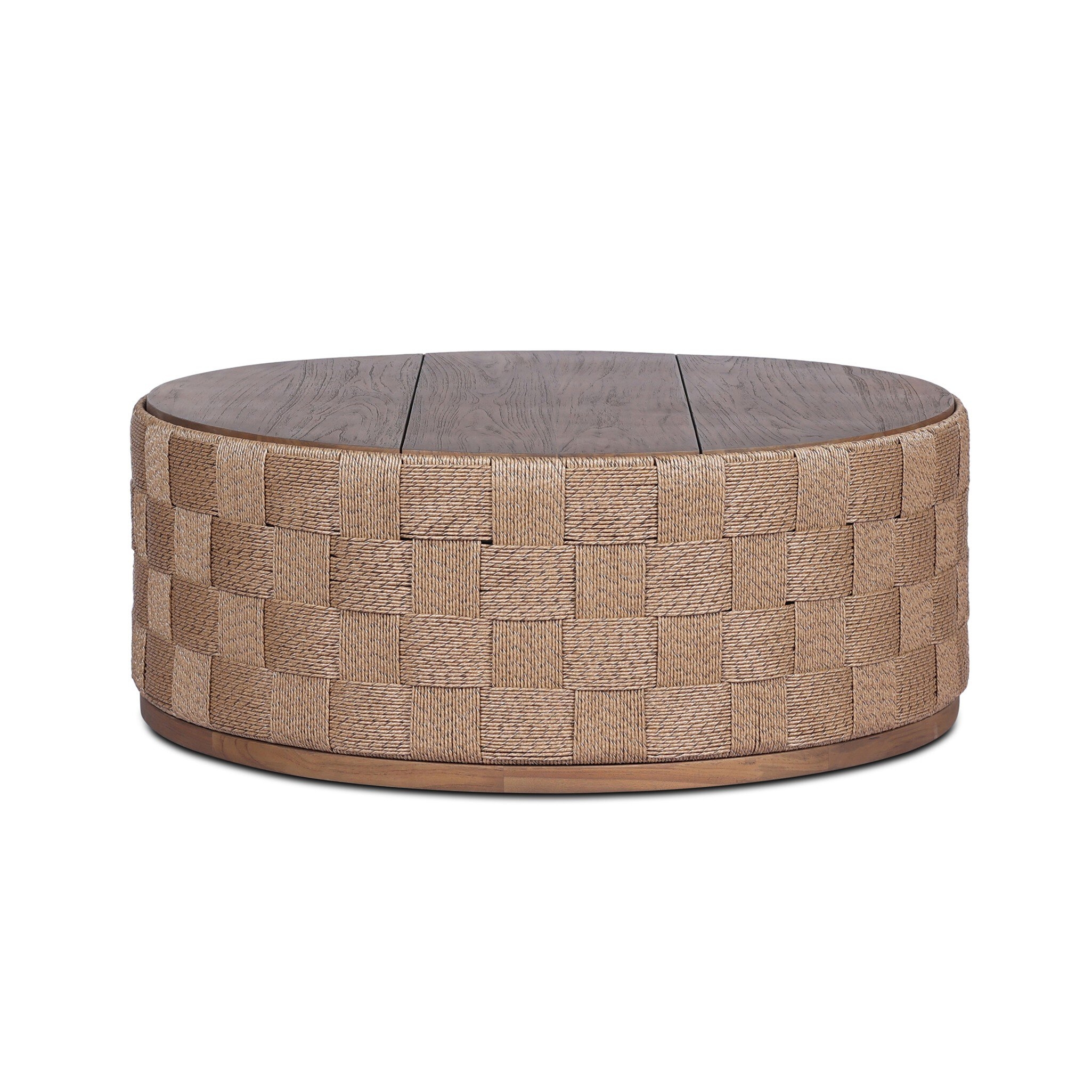 Brandt Outdoor Coffee Table - Stained Toasted Brown - Image 2