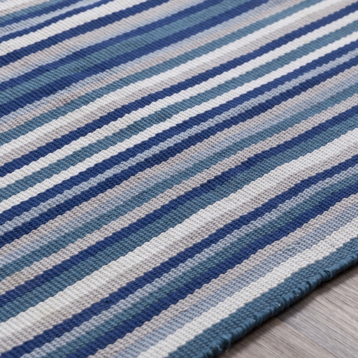 Maritime Blue Outdoor 2' x 3' Handmade Rug - Image 3