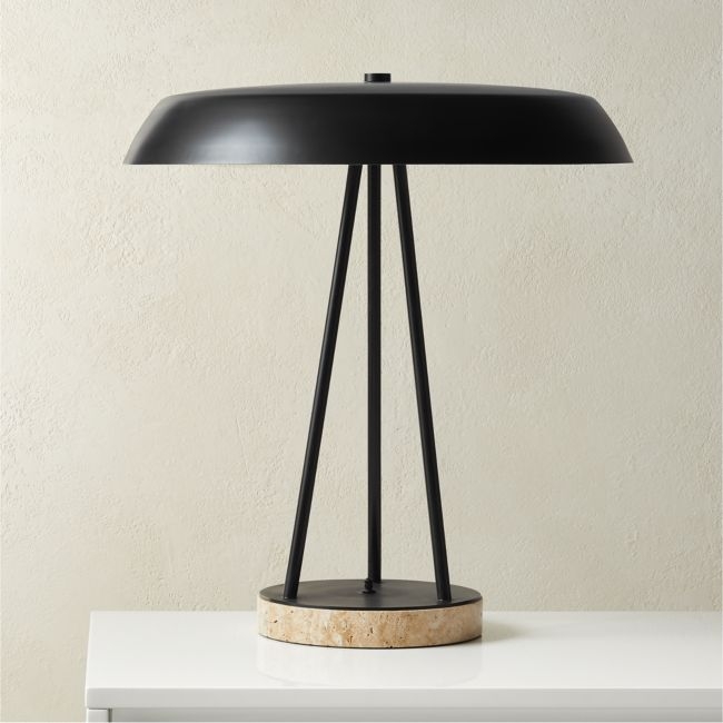 Exposior Travertine Table Lamp Model 2021 - Image 0