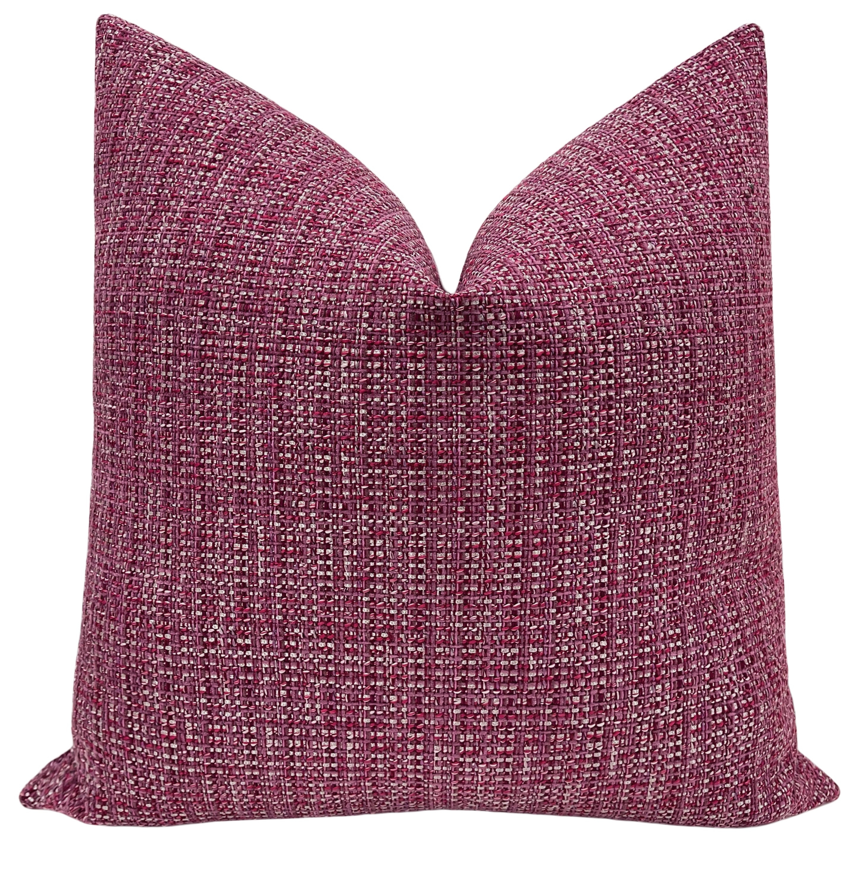 HEPBURN TWEED // ORCHID - 20" X 20" - Image 0