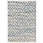 Melange Diamond Blue Woven Cotton Rug, 2' x 3' - Image 0
