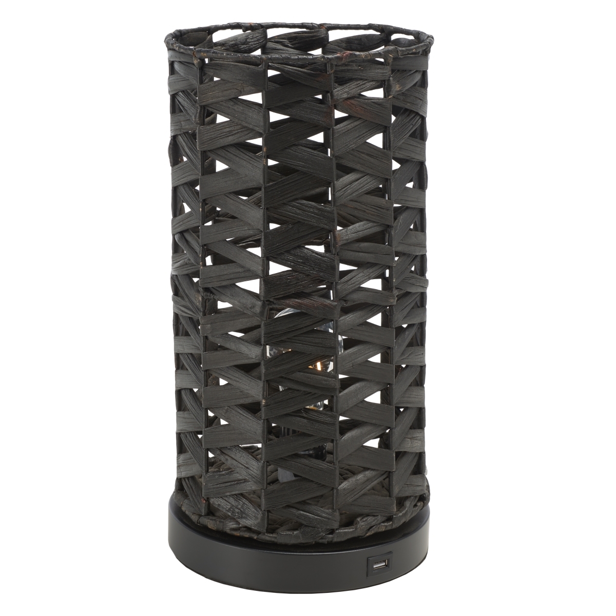 Kirin 15" Table Lamp W/ Usb - Black - Safavieh - Image 5