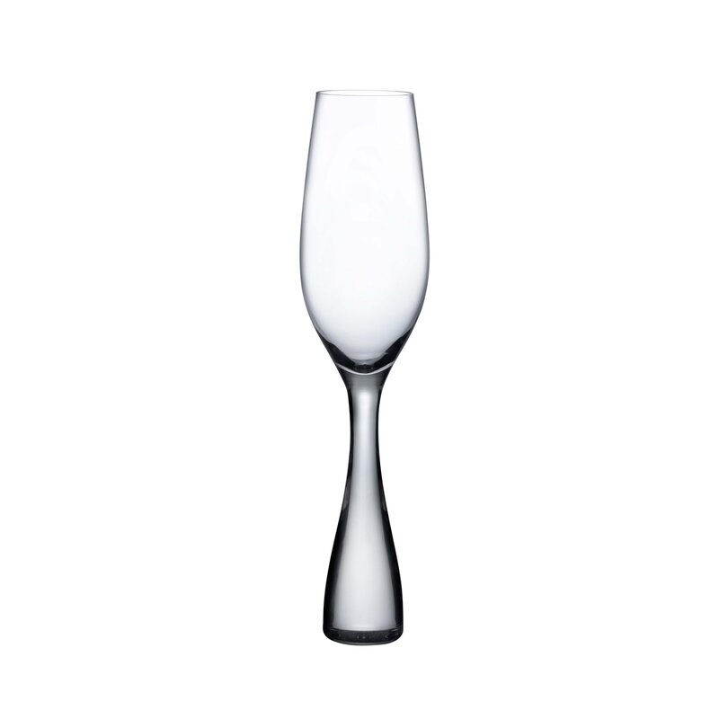 Nude Wine Party Lead Free Crystal White Wine Glass - Image 0