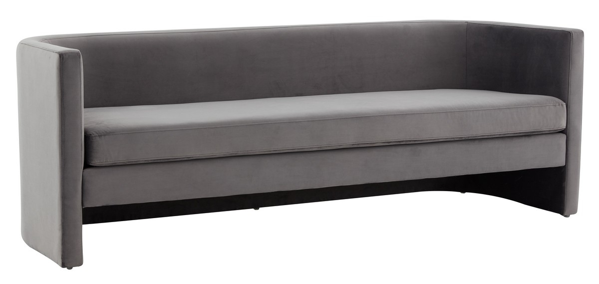 Rosabeth Curved Sofa - Slate Grey - Image 3