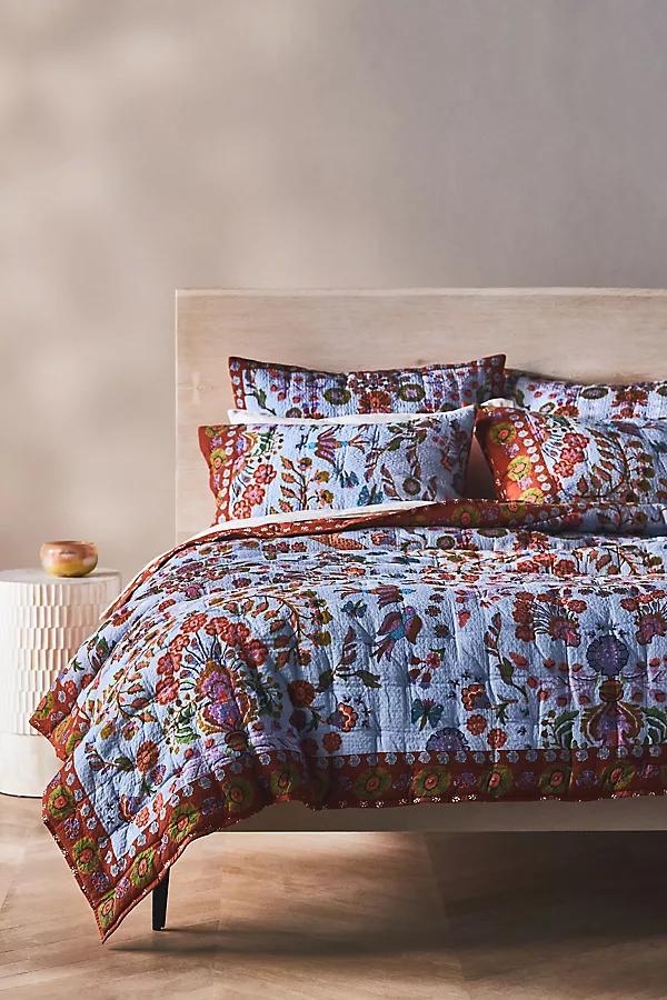 Kelcey Organic Cotton Printed Quilt - Image 0