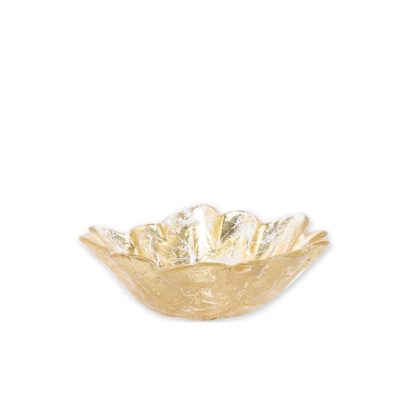VIETRI Moon Glass Leaf Small Bowl - Image 0