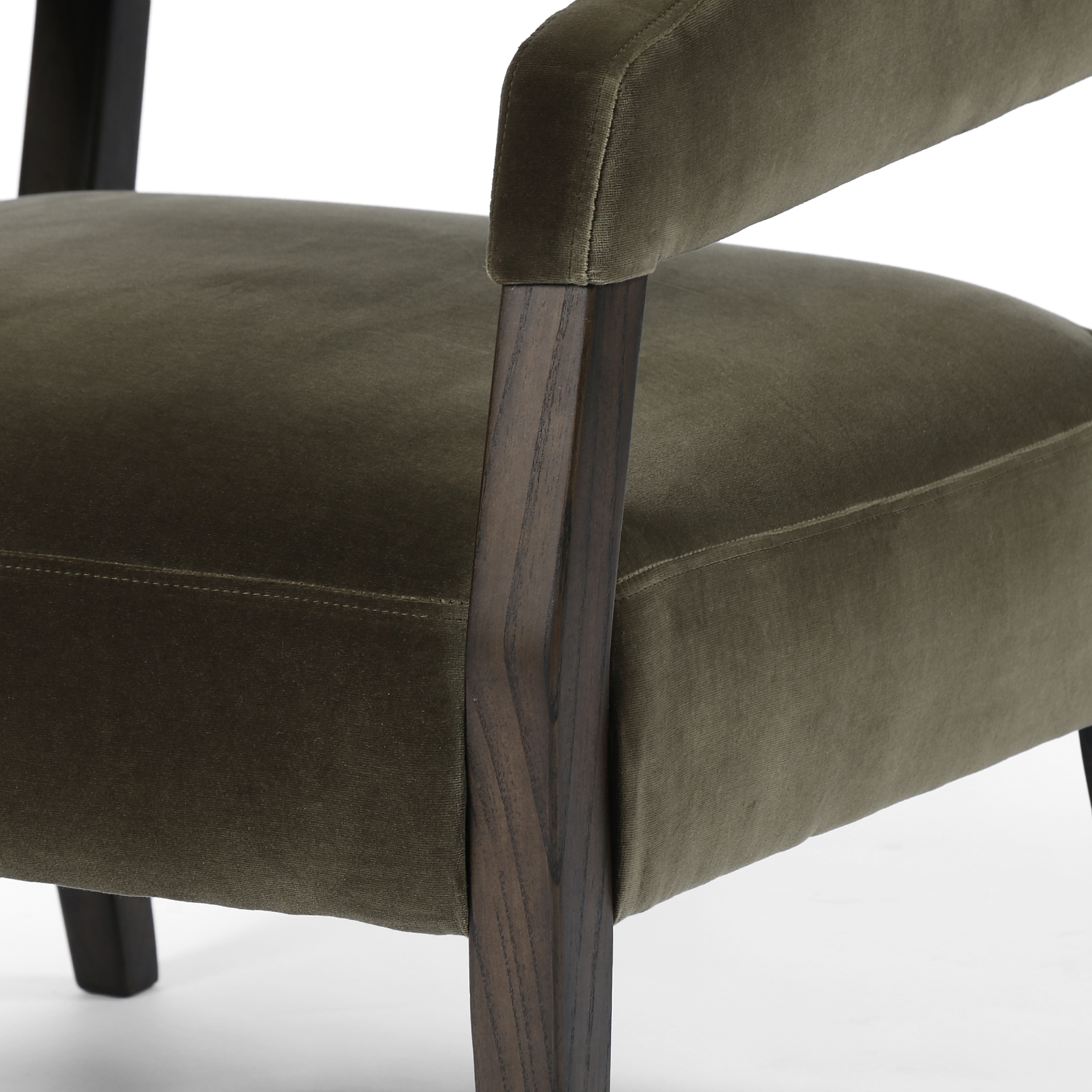 Gary Club Chair - Surrey Olive - Image 7