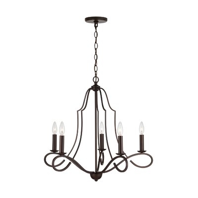 Ludden 5 - Light Candle Style Empire Chandelier - Image 0