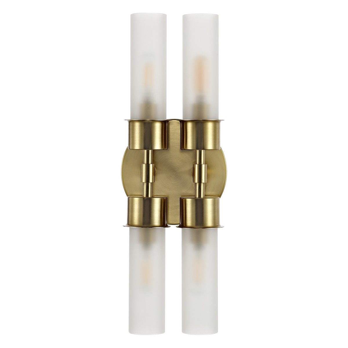 Joli 4Lt 4.25" Wall Sconce - Brass - Safavieh - Image 0