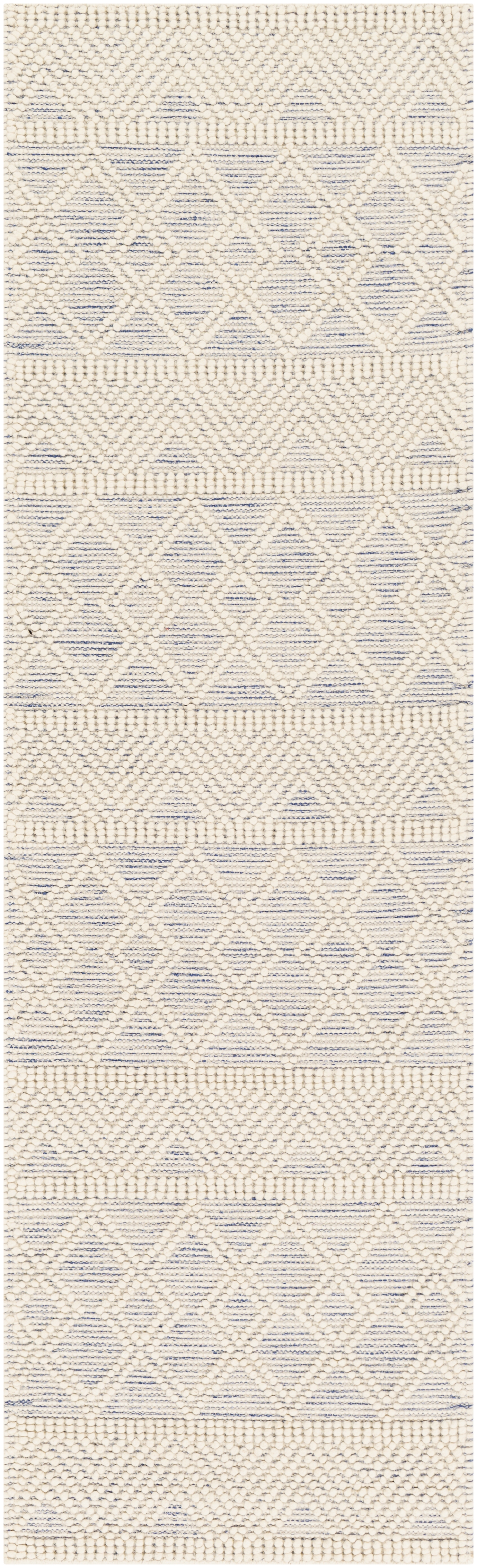 Hygge Beige Indoor 2'6" x 8' Handmade Rug - Image 0
