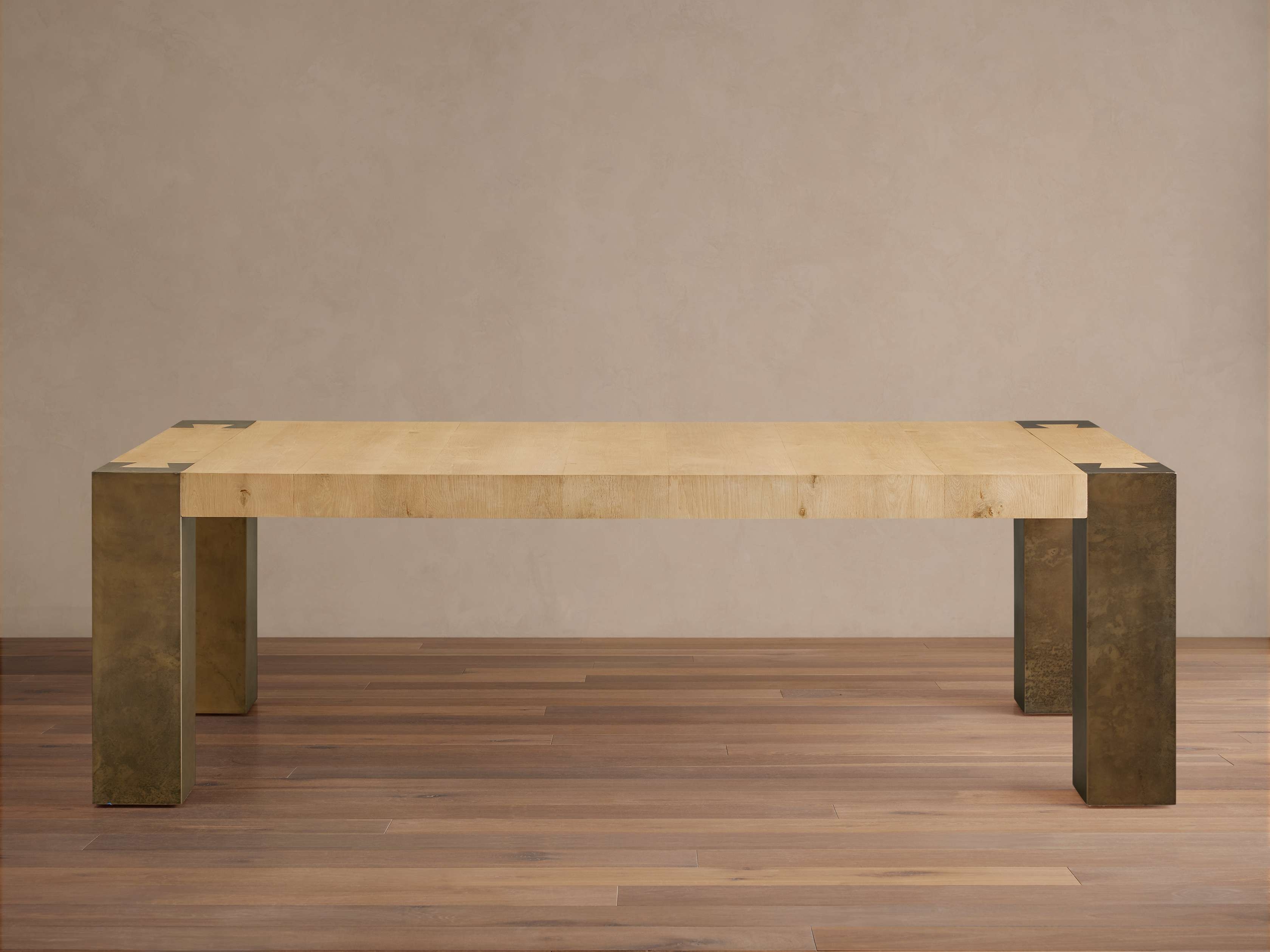 Telluride Dining Table in Wood 84" Natural  Tulum  - Image 0