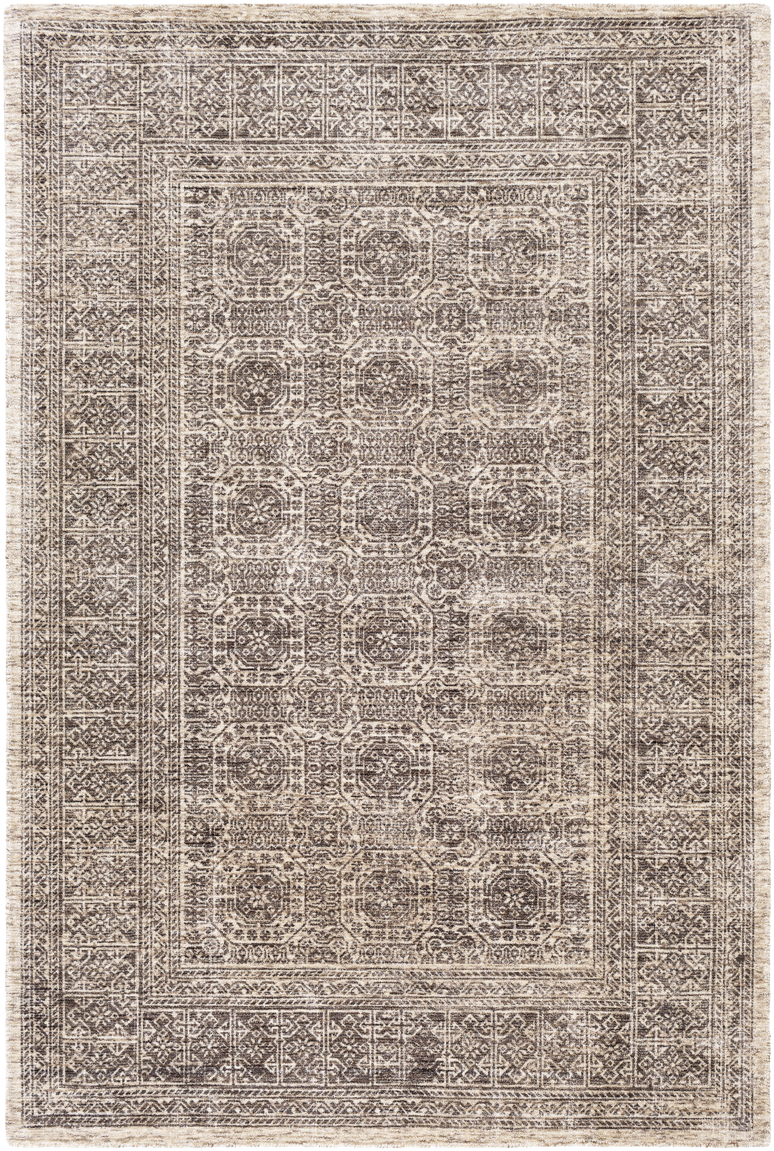 Wembley Gray Indoor 2' x 3' Handmade Rug - Image 0