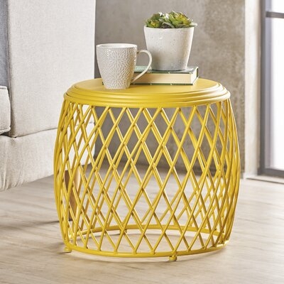 Milano Indoor Iron End Table - Image 0