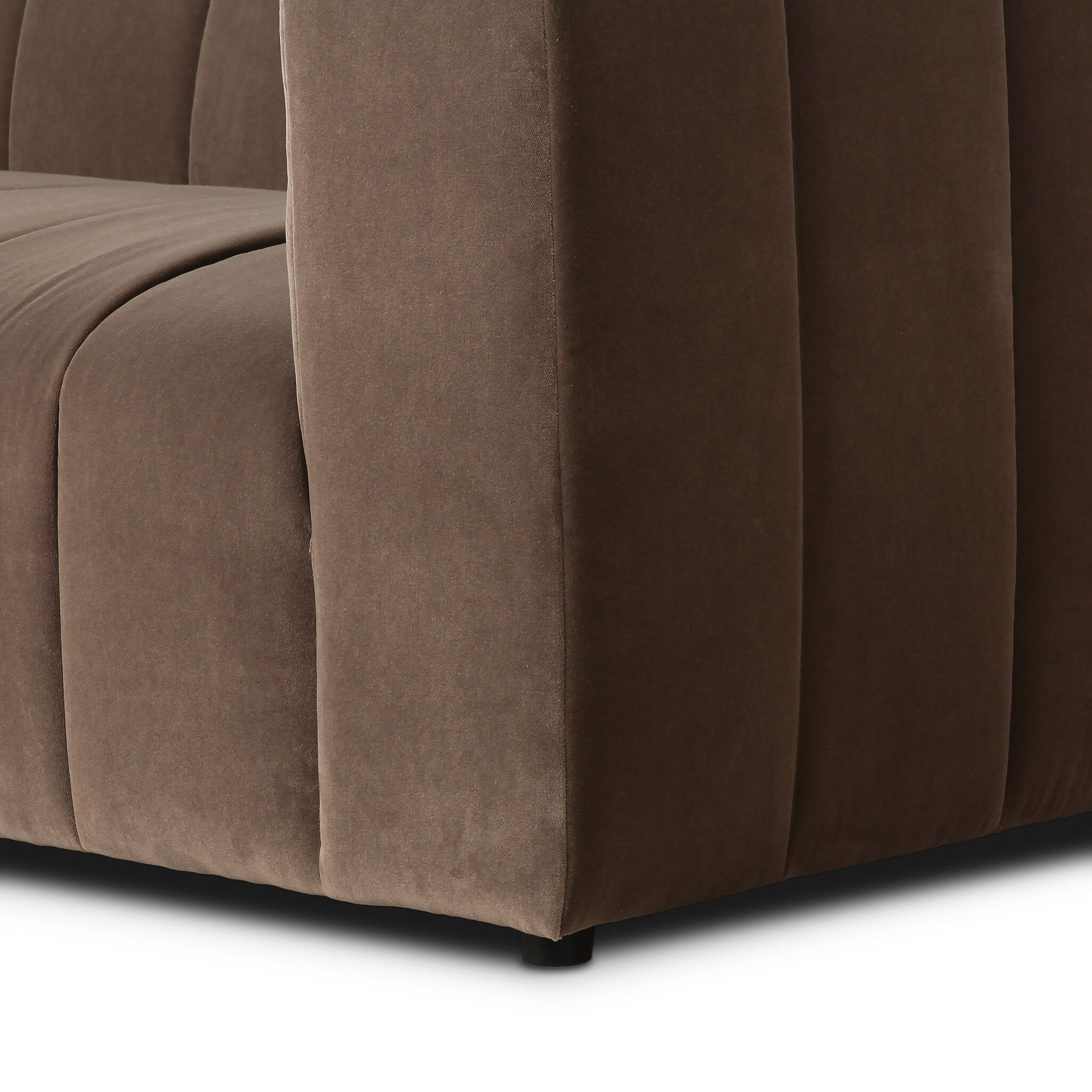 Langham Channeled Sofa - Sintra Taupe - Image 6