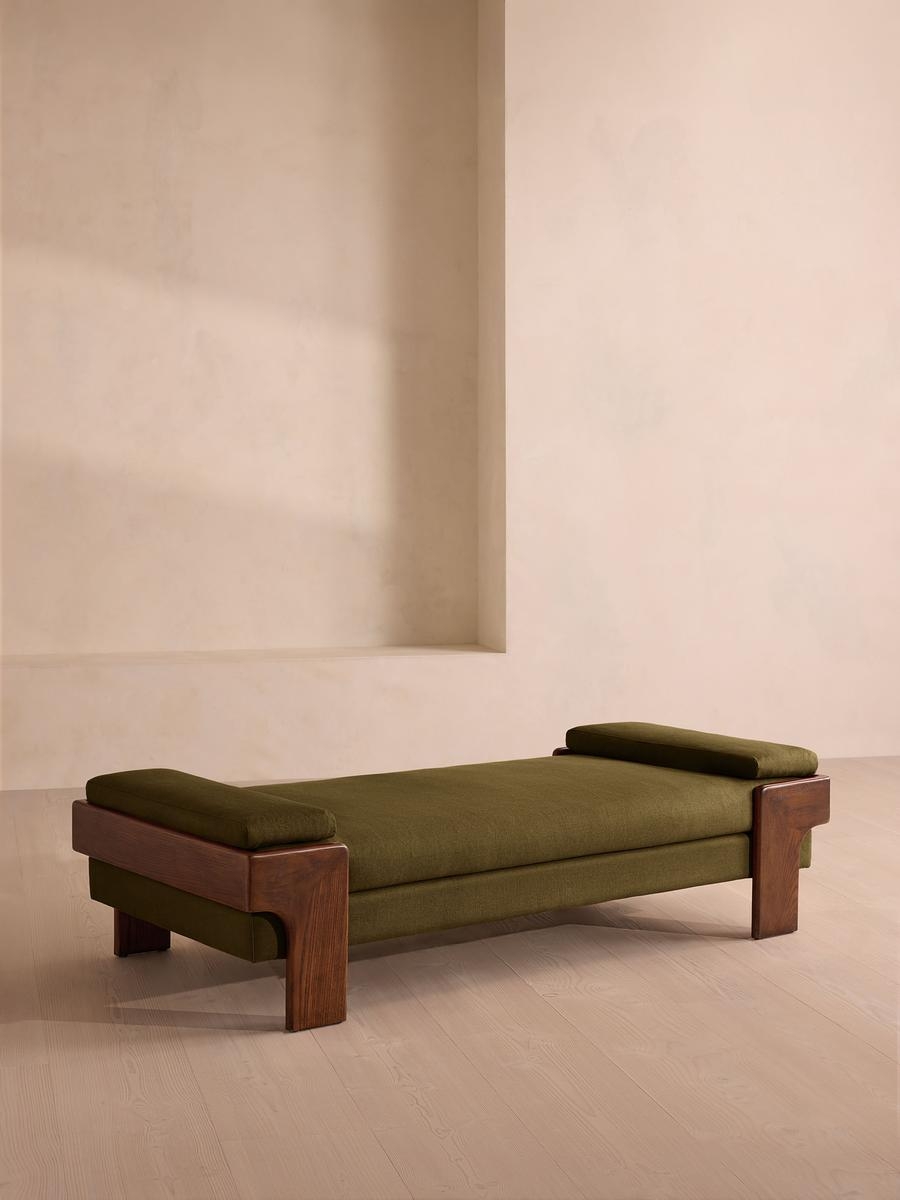 Marcia Daybed, Linen, Olive, US - Image 0