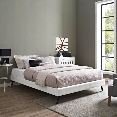 Upholstered Platform Bed - Image 0
