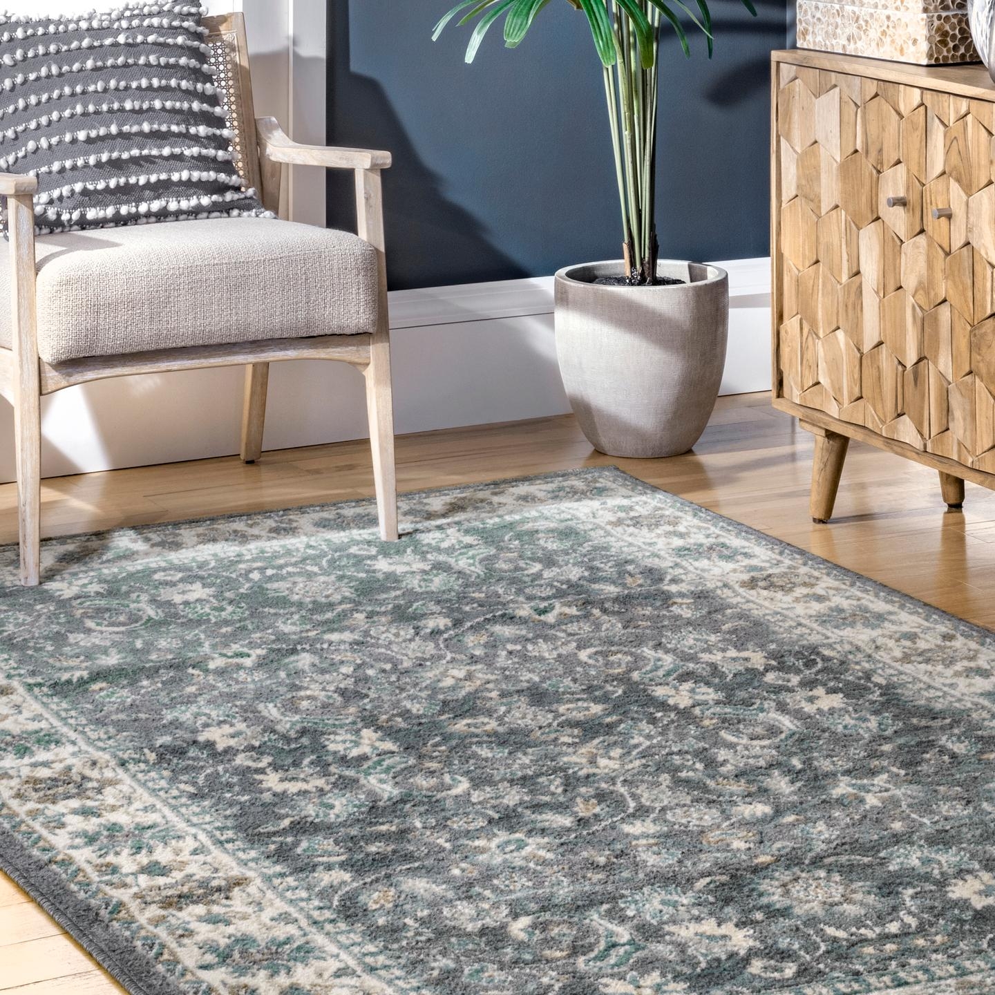Mikayla Classic Floral Area Rug - Image 0
