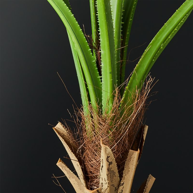 Faux Potted Spade Leaf Plant - Image 2