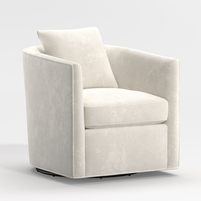 Drew Small Swivel Accent Chair - Image 0