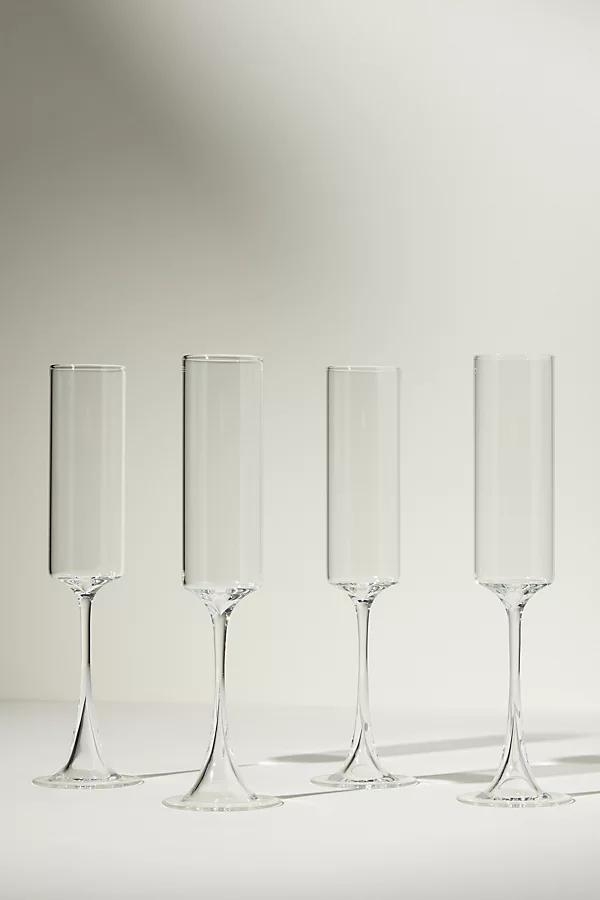 Morgan Flutes, Set of 4 - Image 0