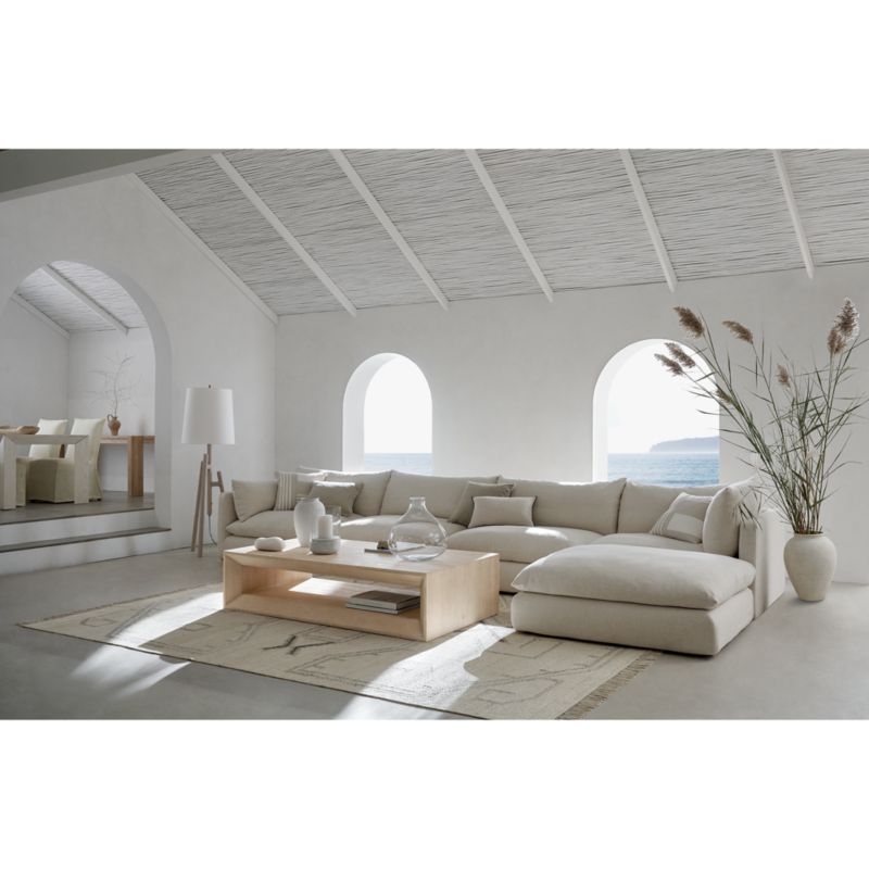 Unwind Right-Arm Slipcovered Chair - Image 2